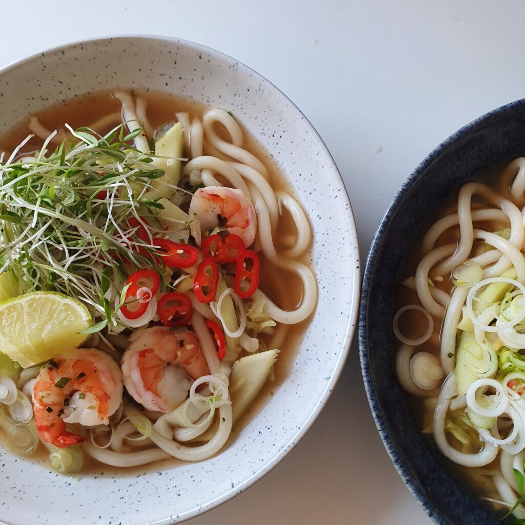 Udon nudelsuppe Din thaimad
